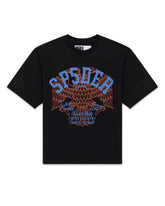Sp5der Champions League Slub Tee Black/Blue