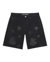 Sp5der Beluga Denim Short Black