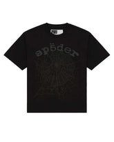 Sp5der OG Web Tee Phantom Black
