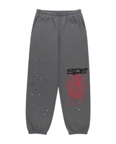 Sp5der Splat Punk Sweatpants Slate