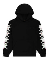 Sp5der Stone Hoodie Black
