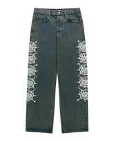 Sp5der Web Stone Denim Pants Indigo