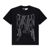 Sp5der Diffused Collegiate Tee Black
