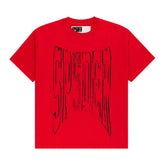 Sp5der Diffused Collegiate Tee Red