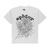 Sp5der OG Web V2 Tee Heather Grey