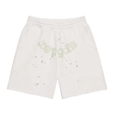 Sp5der T&F Sweat Shorts White