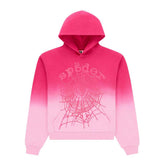 Sp5der Web Ombre Hoodie Pink