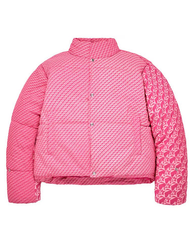 Sp5der 5Star Puffer Jacket Pink