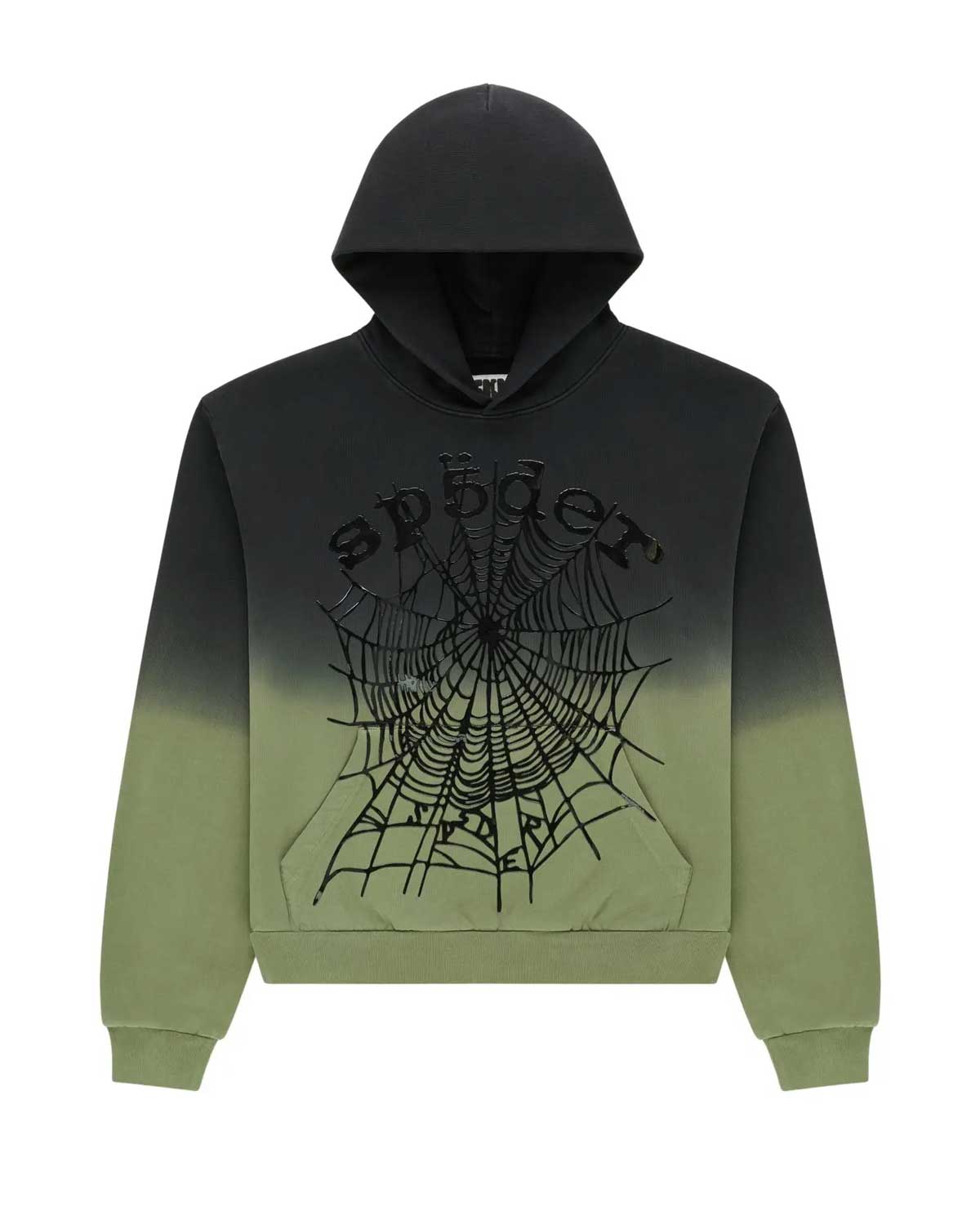 Sp5der OG Web Ombré Hoodie Black