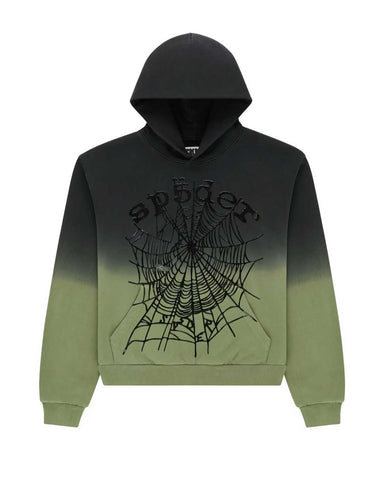 Sp5der OG Web Ombré Hoodie Black