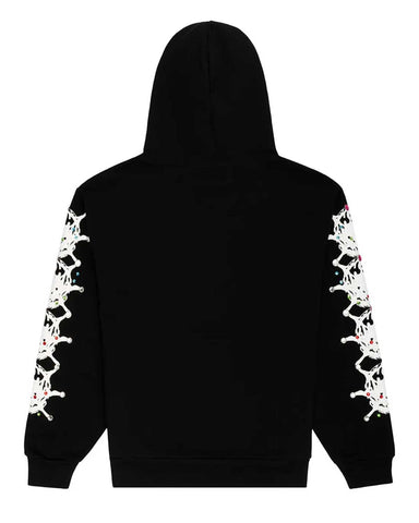 Sp5der Stone Hoodie Black